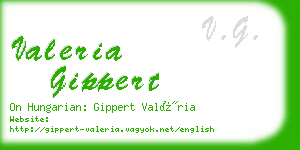 valeria gippert business card